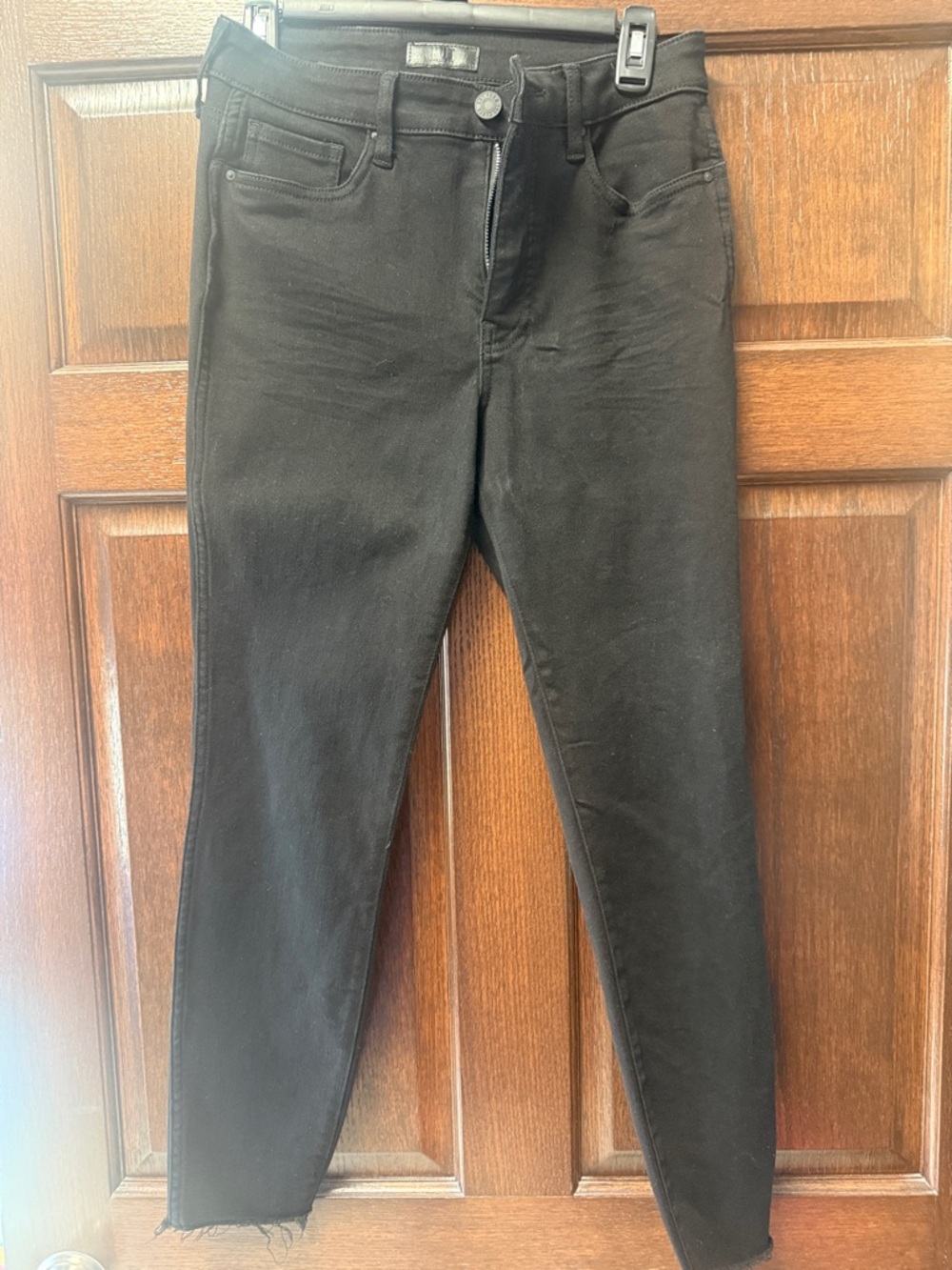 Black High-Rise Slim Jeans